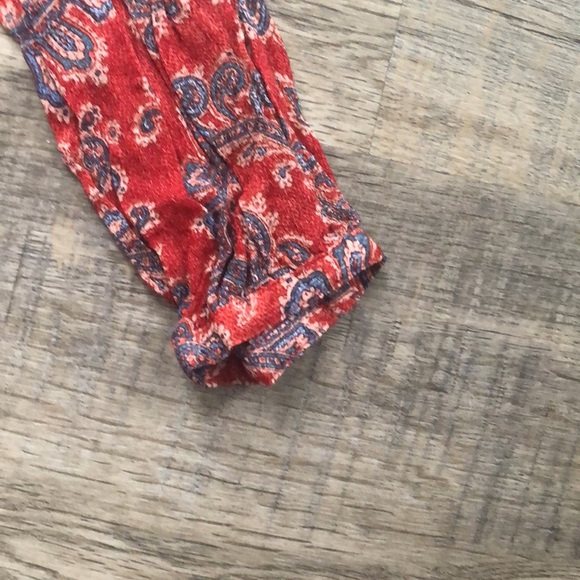 Lucky Brand Paisley Long Sleeve Blouse - Picture 3 of 4